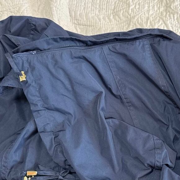 INTL DETAILS Anorak Hooded‎ Rain Jacket Medium Zip Closure Drawstring Waist Mesh - Picture 7 of 12